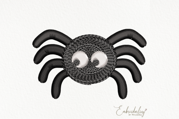 Cute Halloween Spider Embroidery Review