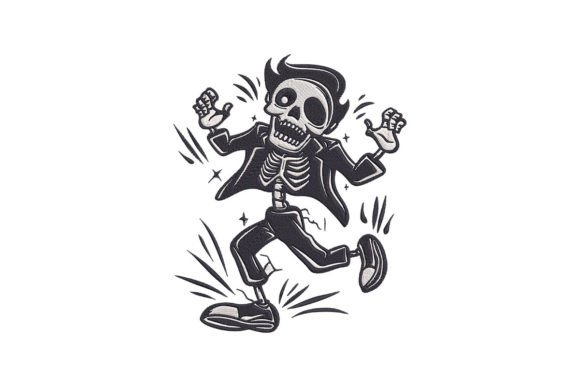 Dancing Skeleton Embroidery Design Review