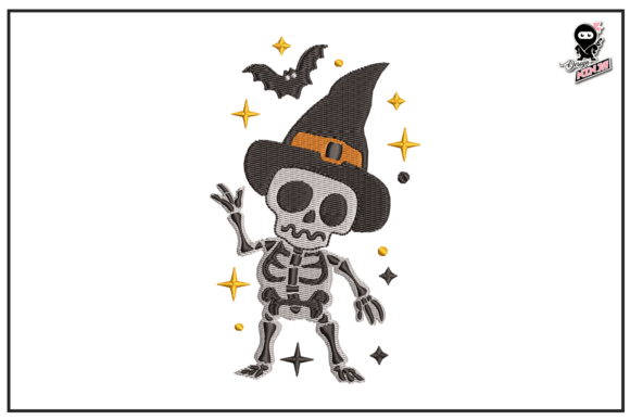 Funny Halloween Skeleton Embroidery: A Designer’s Review
