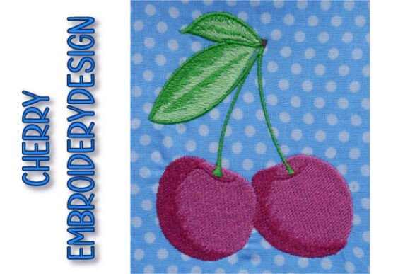 Review: Cherry Embroidery Design for Handmade Goods