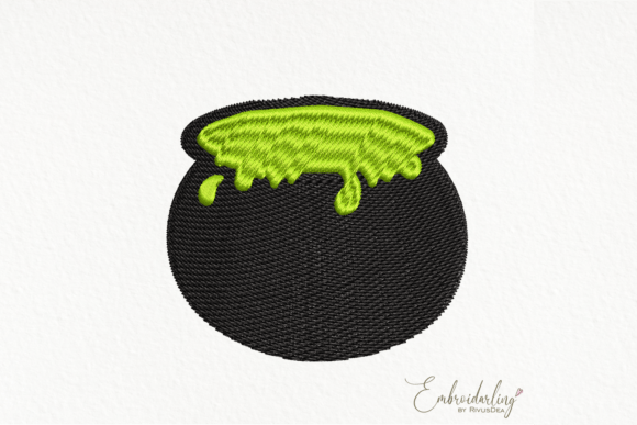 Review: Cute Halloween Cauldron Embroidery for Apparel