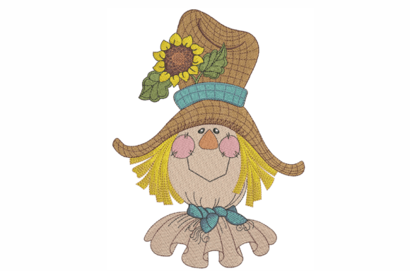 Review: Scarecrow Pumpkin Embroidery Design