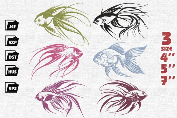 Review: Set of 6 Elegant Fish Embroidery Bundle