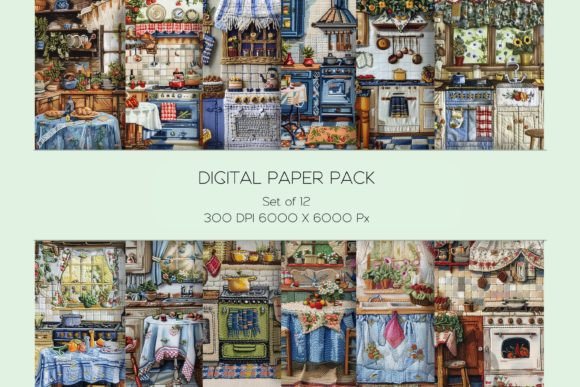 Reviewing Embroidery Patchwork Kitchen Paper Set