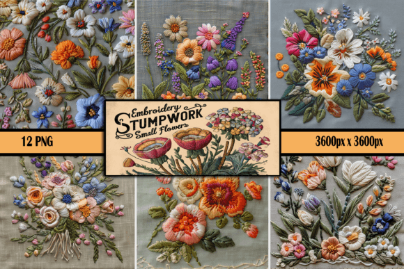 Reviewing Embroidery Stumpwork Small Flowers
