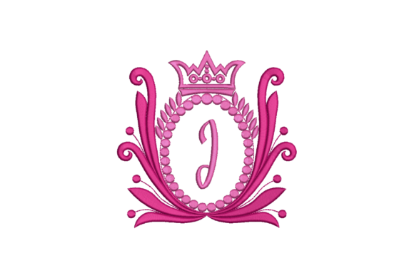 Reviewing the Elegant Crown Letter J Embroidery Design