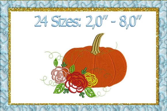 Reviewing the Floral Pumpkin Embroidery Design