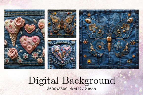 Reviewing the Jeans Denim Embroidery Background