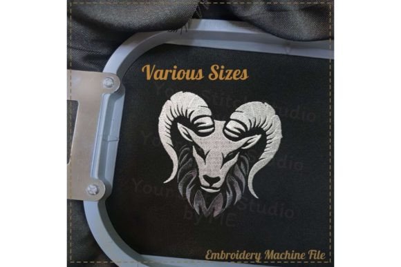 Why Ram Embroidery Design Sells at Craft Fairs